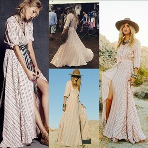 🏝️ Spell Island Boho Gown in Coral
